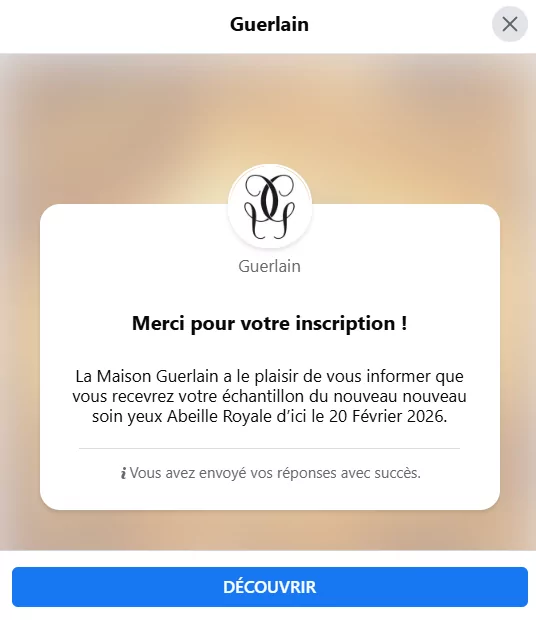 echantillons Gratuits Soin Yeux Reparateur