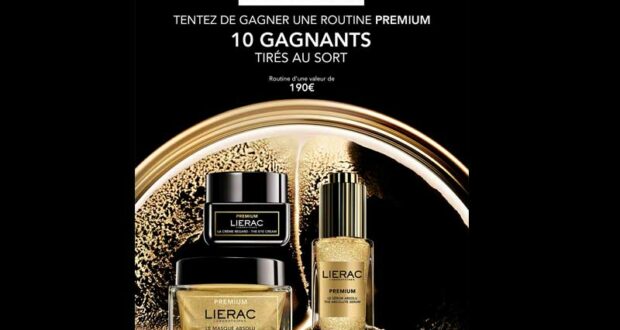 10 routines de soins de luxe Lierac Premium à gagner