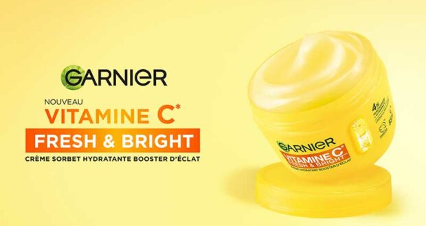3000 Crèmes Garnier Vitamine C Fresh & Bright gratuites