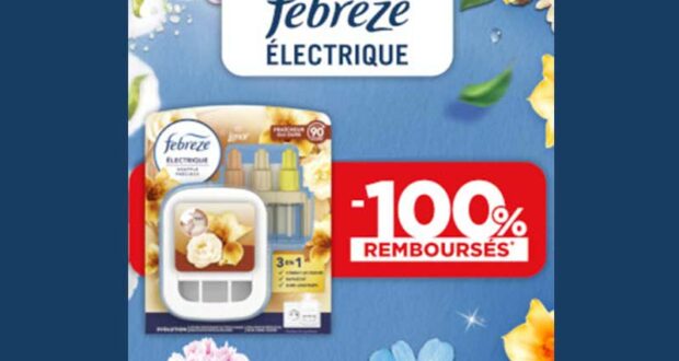 Diffuseur Electrique ou Recharge febreze 100% Remboursé