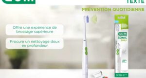 100 Brosses à dents GUM SONIC DAILY et SENSITIVE à tester