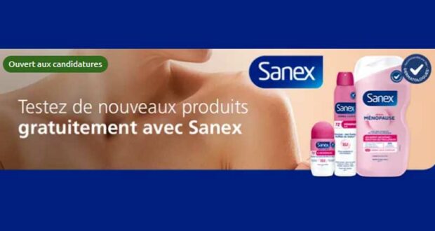 100 gammes Sanex DERMA Ménopause à tester