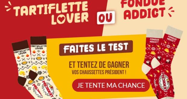 1000 paires de chaussettes Président offertes