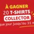 1480 t-shirts collector Président à gagner
