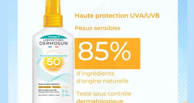 20 Spray Protection Expert Sensitive SPF50 DERMOSUN à tester
