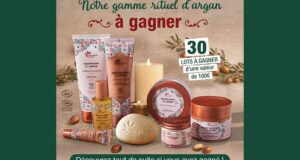 30 gammes de produits de soin Argan Fleurance Nature offertes