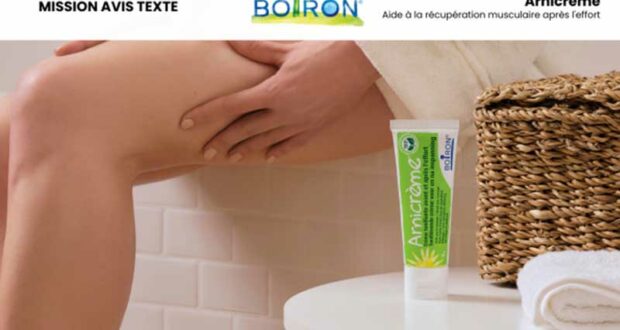 60 Arnicrème des Laboratoires Boiron à tester