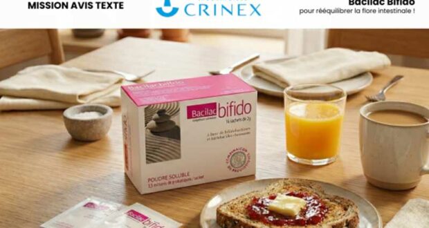 60 BACILAC Bifido Crinex à tester gratuitement