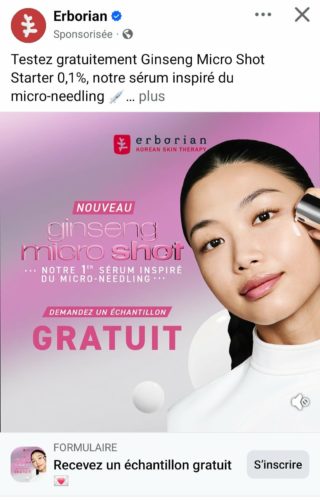 Sérum Ginseng Micro Shot Erborian