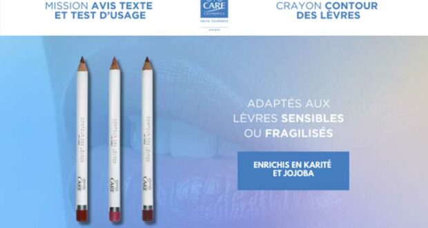 100 Crayons à Lèvres Eye Care Cosmetics à tester