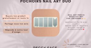 60 Pochoir nail art duo Peggy Sage à tester