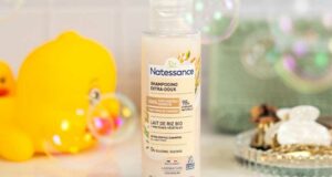 60 Shampooing extra-doux au lait de riz bio Natessance à tester