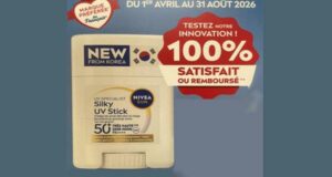 Stick UV Visage SPF 50+NIVEA 100% Remboursé