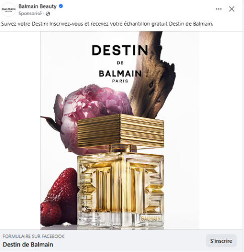 parfum Destin de Balmain Paris
