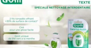 50 fils dentaires GUM TWISTED FLOSS à tester
