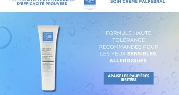 60 Soin crème palpébral Eye Care Cosmetics à tester