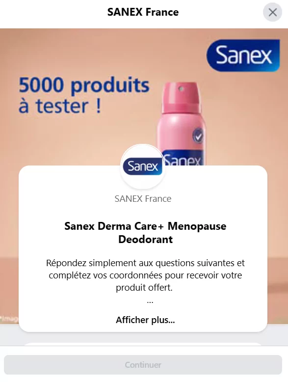 Sanex Anti-transpirants
