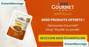 8000 échantillons gratuits GOURMET Soup’ Royale pour chats