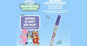 Baguette à bulles Bluey gratuite dans les magasins Smyths Toys