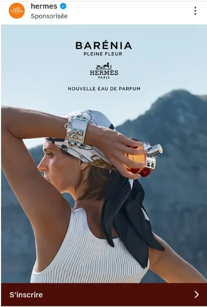 Eau de Parfum Barénia Pleine Fleur Hermès