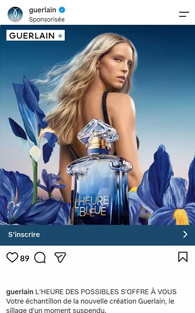 Nouvelle Eau de Parfum L’heure Bleue Guerlain