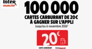 100 000 cartes carburant de 20€ à Gagner