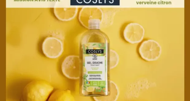 15 Gel Douche Verveine Citron Coslys à tester