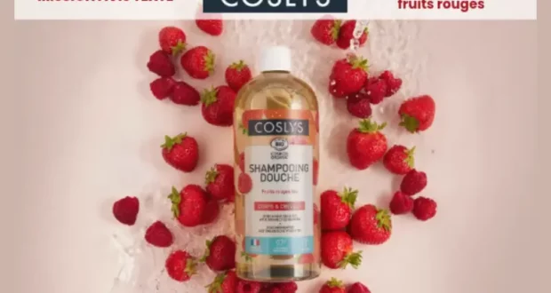 15 Shampooing douche fruits rouges Coslys à tester