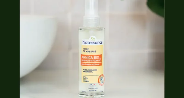 20 huile de massage à l'Arnica de Natessance à tester