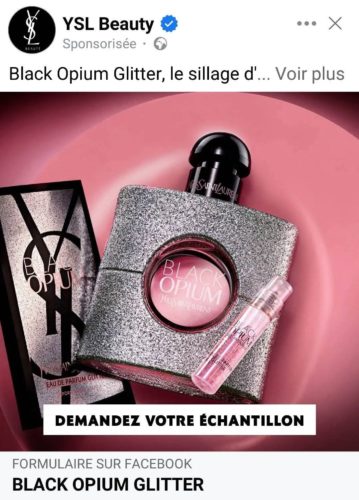 parfum Black Opium Glitter